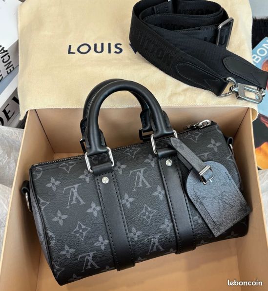 Sac Louis&Vùitton Keepall Bandoulière 25 Monogram Eclipse (image 3)