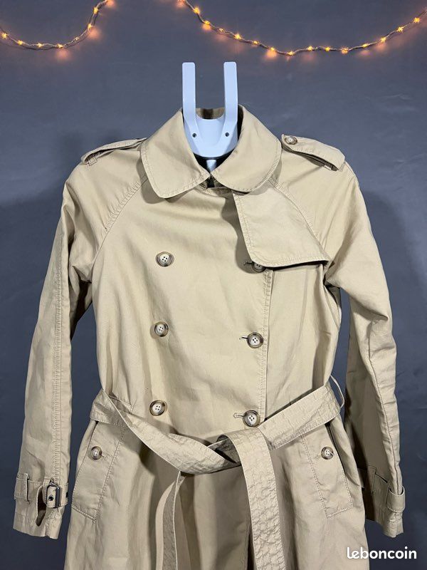🧥 Trench coat vintage Ralph Lauren – Beige – Taille S (image 2)