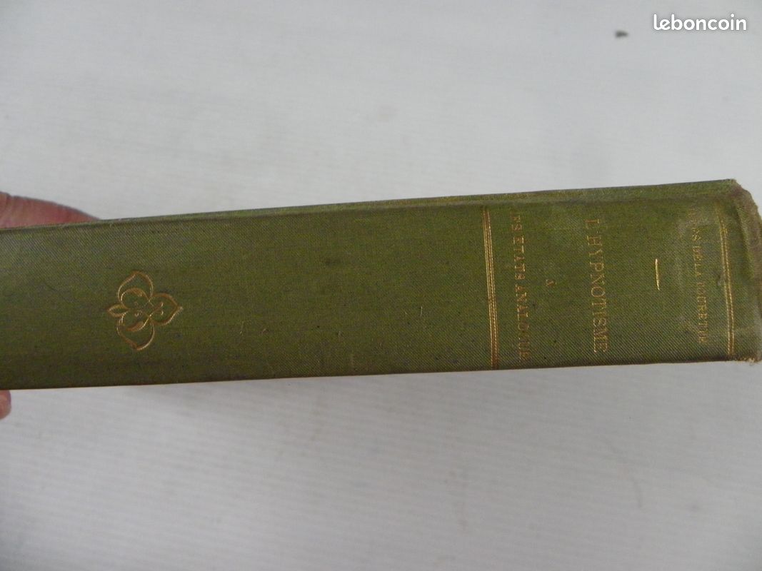 LIVRE l'hypnotisme et les états analogues Gilles de la Tourette 1887 (image 1)