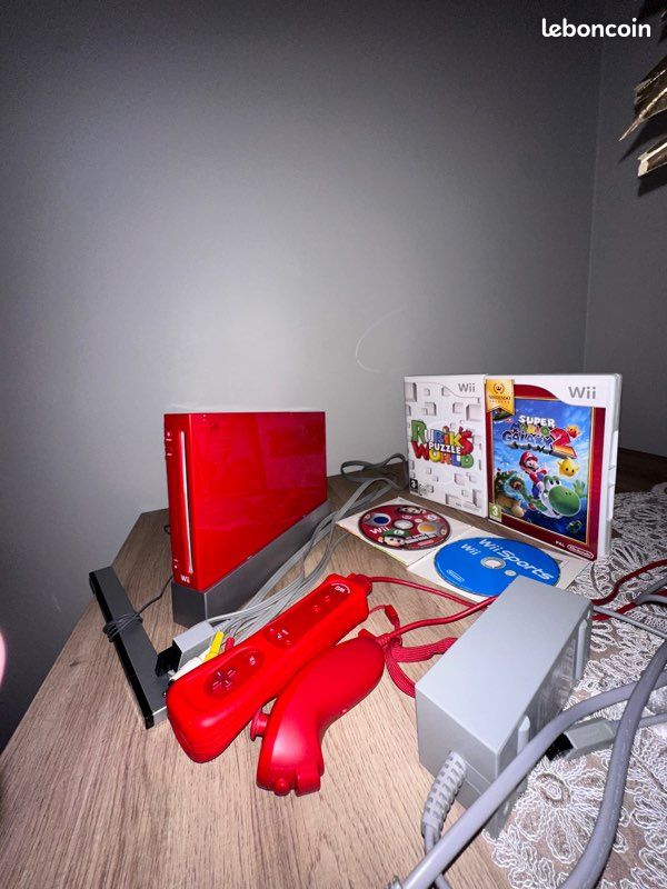 Nitendo wii rouge (image 3)