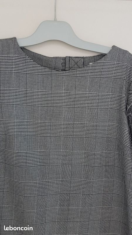Haut MANGO à carreaux taille L (image 3)