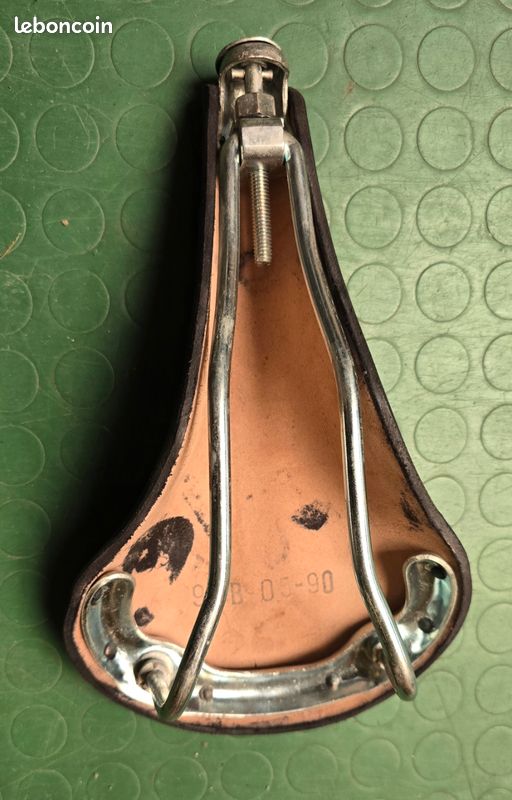 Selle Vélo Course IDEALE TB 90 – Cuir – Compétition – Rodée Main Selon Rébour – France