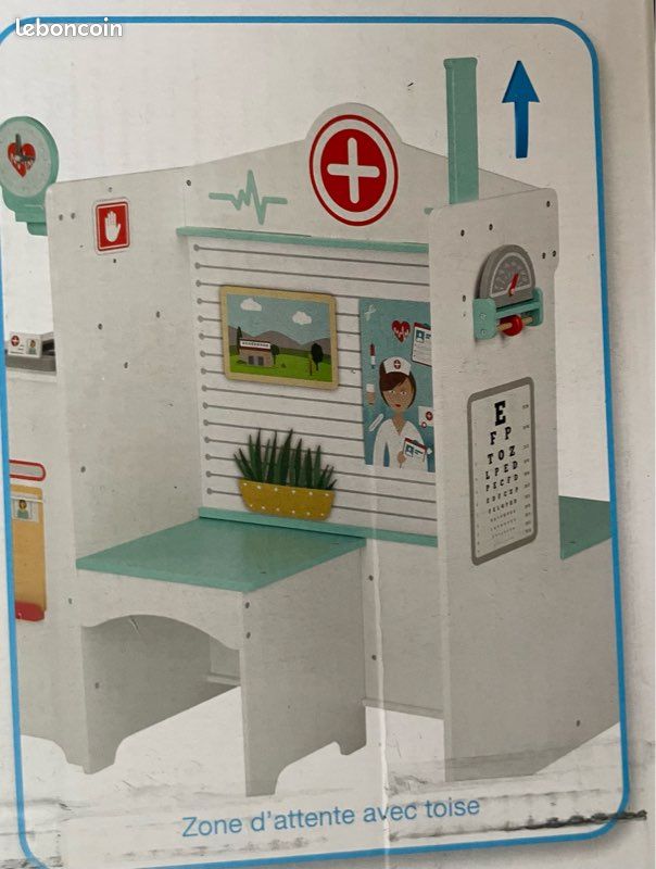 Mamabrum Coffret Médecin XXL En Bois – Hôpital Jouet Avec Accessoires Réalistes | Jeu De Rôle Dès 3 Ans | Développe L’imagination Et La Motricité | Cabinet Médical Complet