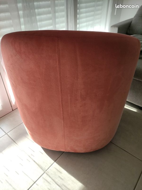 Fauteuil cabriolet velours (image 4)