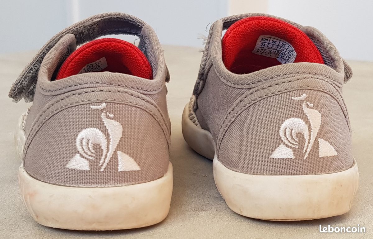 BASKETS EN TOILE LE COQ SPORTIF - pointure 24 (image 4)