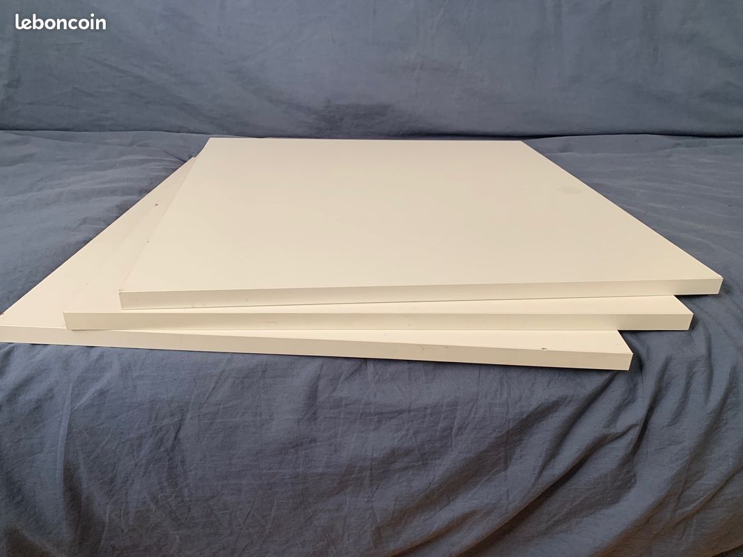 Etagère / tablette blanches Ikea Utrusta 60 x 60 cm (image 2)