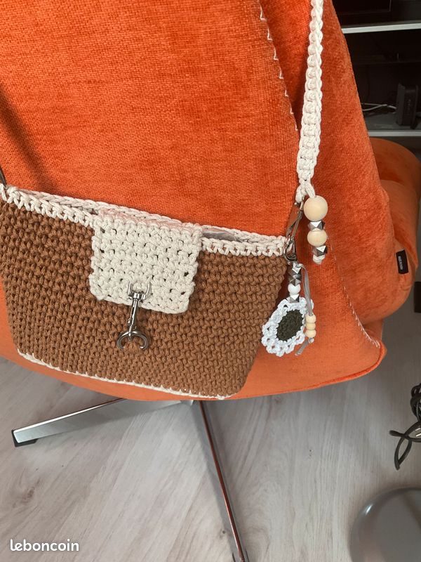 Sac bandoulière en corde de coton (image 2)