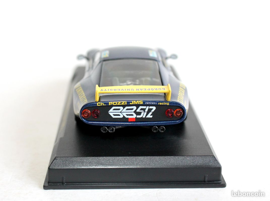 Ferrari bb512lm 1981 pozzi 76 miniature auto 1/43 voiture course racing 24h du mans (image 4)
