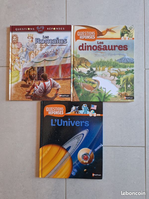 Lot de 3 livres questions réponses 6/8 ans (image 1)