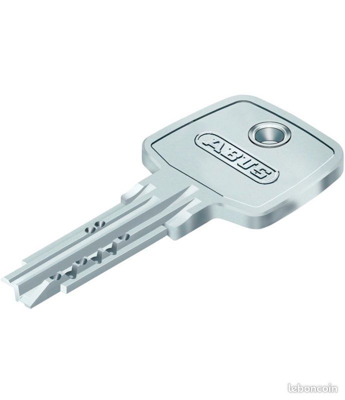 Cylindre De Porte 14796 Avec 2 Clés – Occasion – Acier Argenté