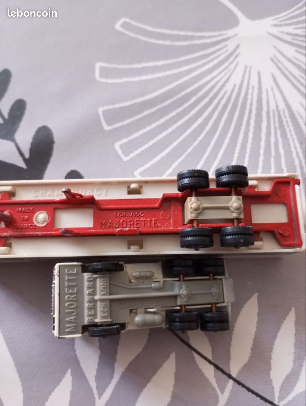 Camion Majorette Bernard Chambourcy, 1/100, Métal, France, En Boîte Cristal