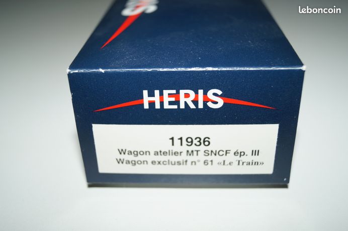 WAGON ATELIER MT SNCF exclusif n°61 " Le Train HERIS / 11936 HO lima