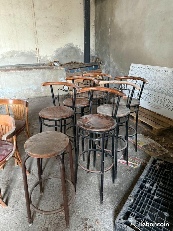 Tabouret pieds métal (image 2)