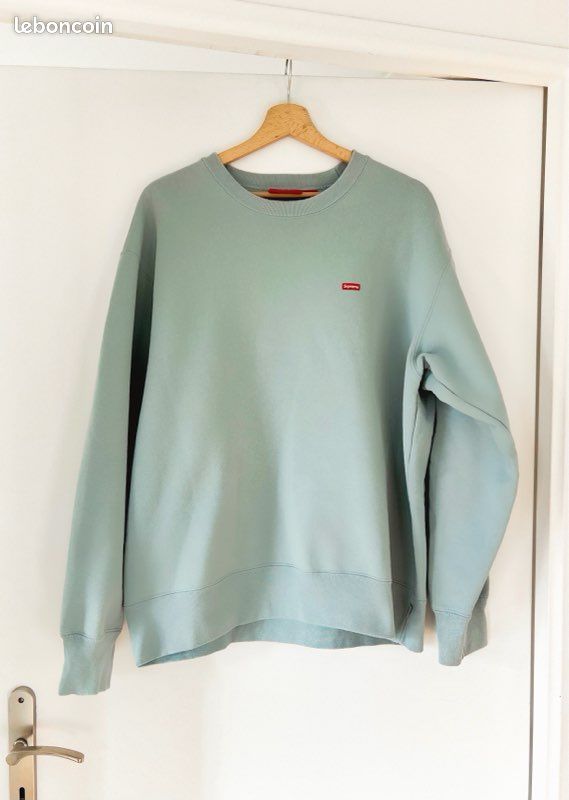 Sweat Supreme vert pale menthe homme taille M Vêtements