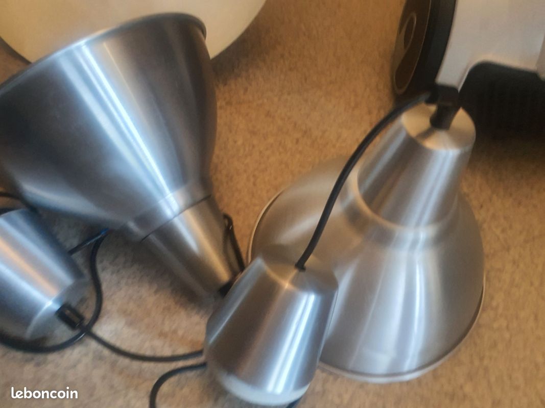 Lot de 3 Suspensions dont 2 IKEA modèle foto type : T0703 lampes lustres (image 9)