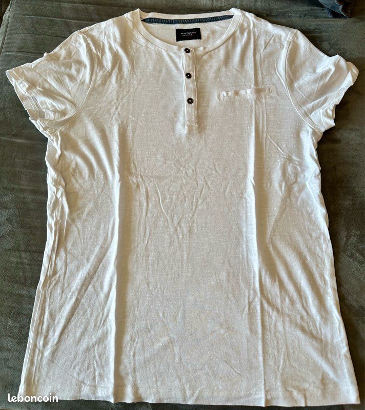 Lot de 1 polo + 1 tee-shirt habillé Devred en très bon état taille M (image 3)