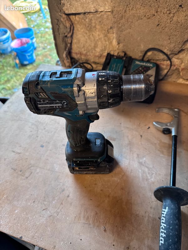 Perceuse visseuse percussion Makita Brushless + chargeur + 2 batteries 5Ah (image 5)