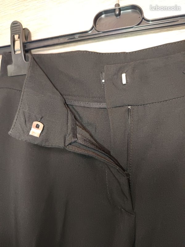 Pantalon chic noir femme T36 DUF77 (image 4)