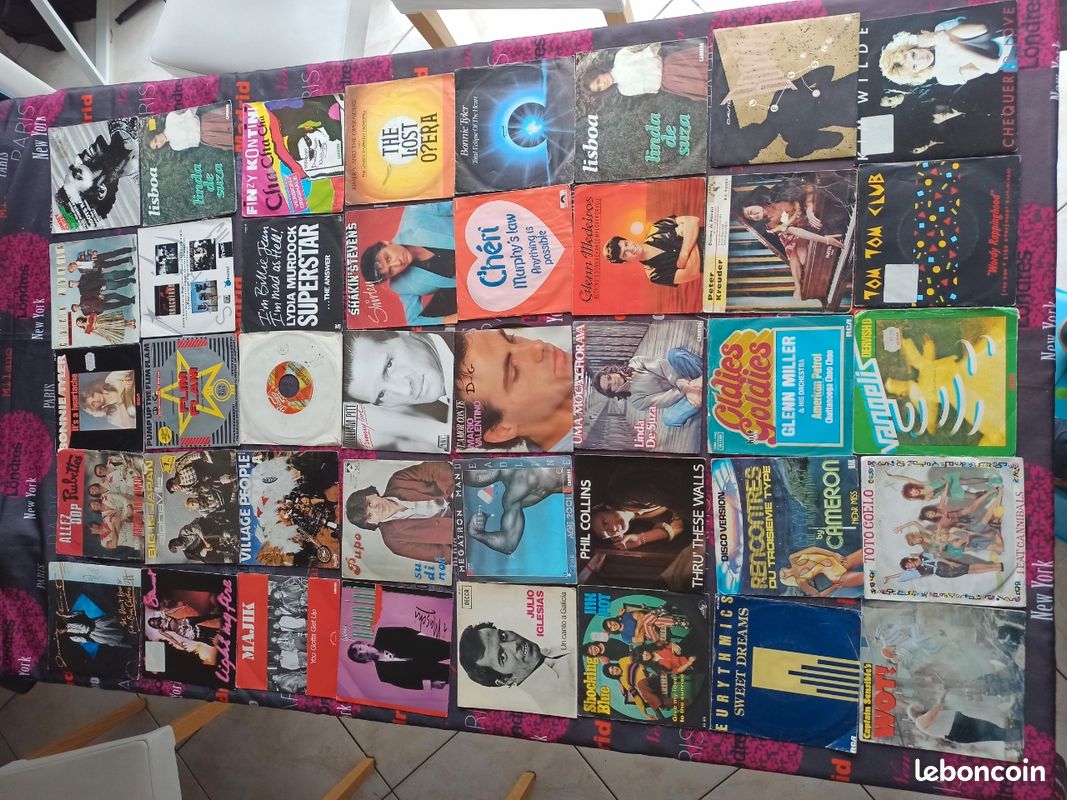 Lot de 280 disques vinyles 45T (image 2)