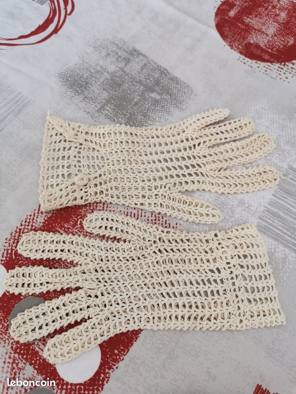 Ancien gant en dentelle (image 6)