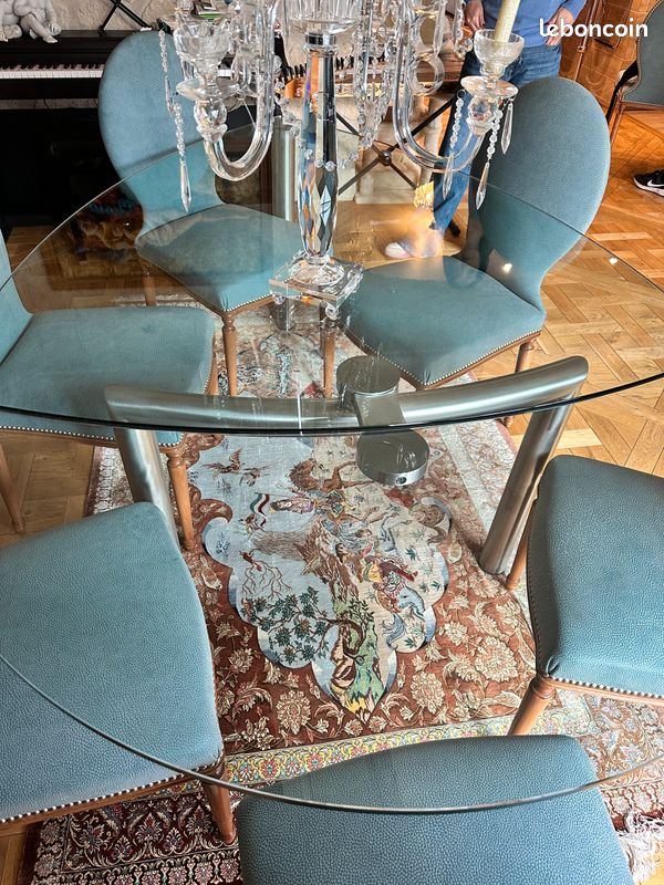 Table dinatoire et 8 chaises Roche Bobois (image 2)