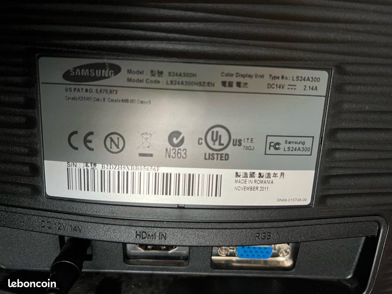 Écran Samsung syncMaster SA309 (image 8)