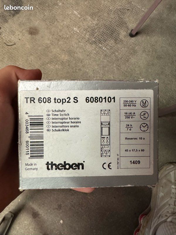 Horloge programmable Theben TR 608 top2 S – Réf. 6080101 – Neuf (image 6)