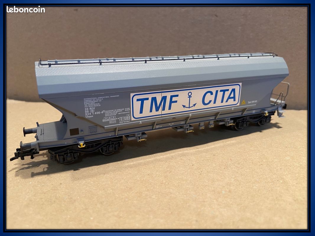 LS Models : wagon-trémie céréalier SNCB/NMBS CITA réf. 664700