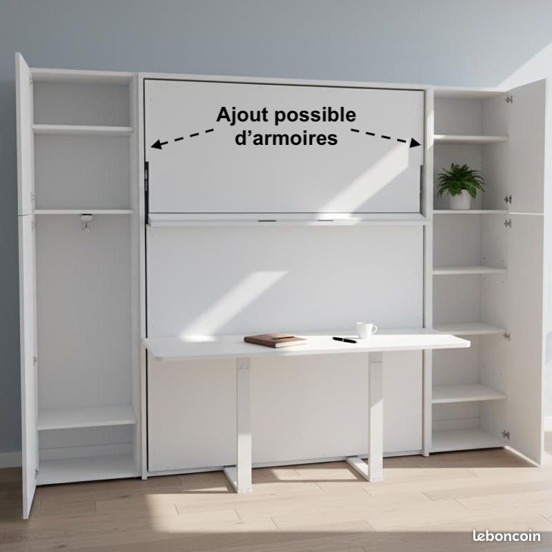 đ-30%đ đ«đ· LIT-BUREAU (17) (Lit-Relevable / Lit-Escamotable / Armoire-Lit) (image 10)