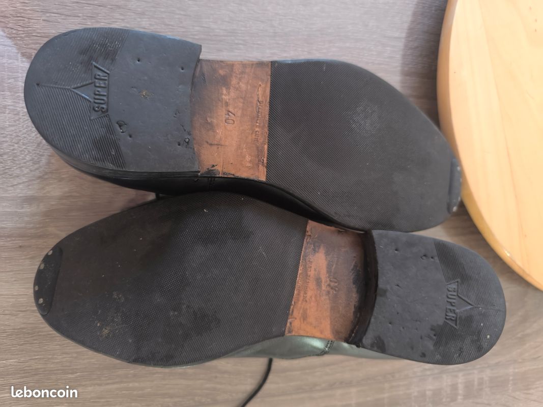 Chaussures homme Mack Oldson cuir véritable noir – T40 (image 6)