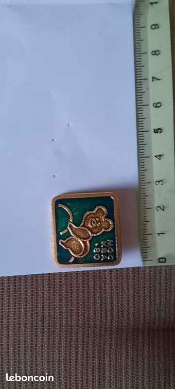 Badge épingle Misha Mascotte Des Jeux Olympiques De Moscou