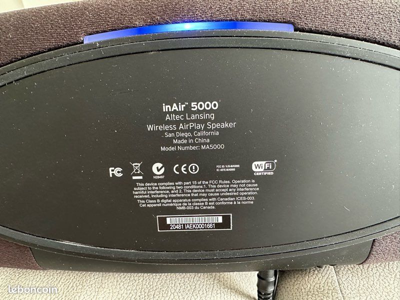 Enceinte connectée Altec Lansing InAir5000 Photo, audio vidéo