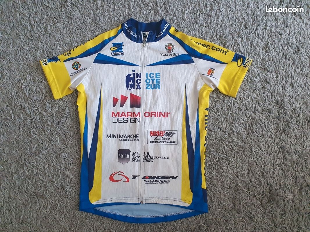 Maillot Shot Station Charge - Gold - Équipements vélos