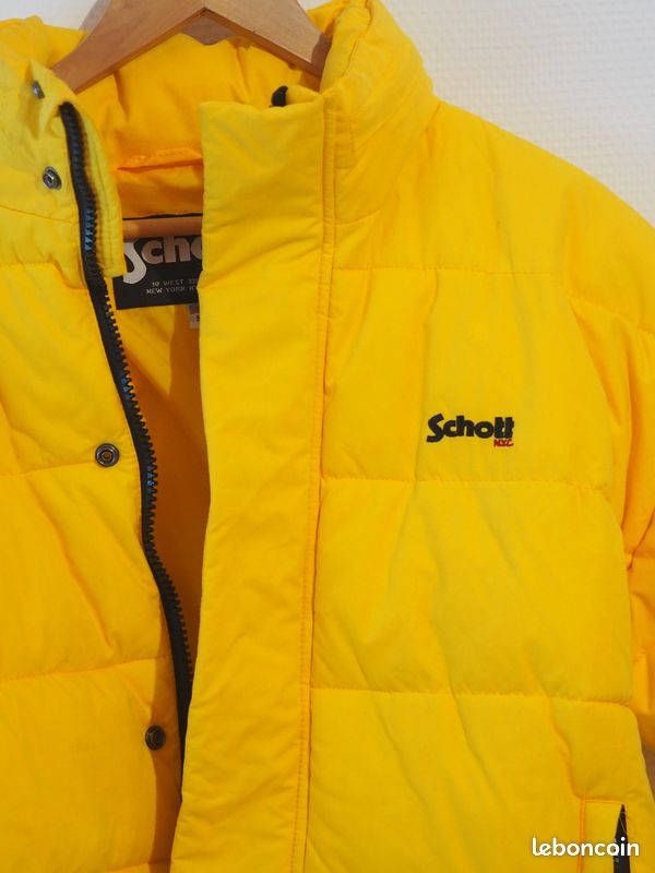 Doudoune Schott jaune canari S (image 4)