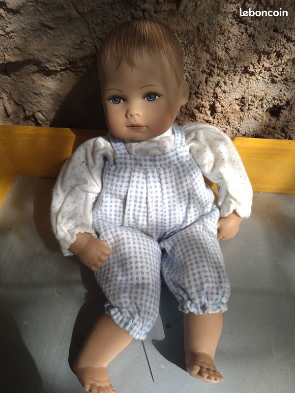 tête enfant poupée d'artiste Nissen