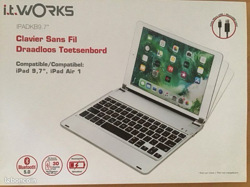 Clavier itWorks Bluetooth pour IPad NEUF (image 1)