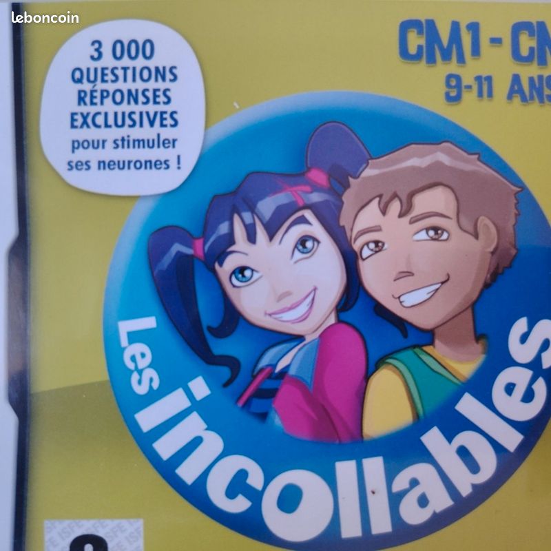 Jeu Nintendo DS - Les Incollables CM1-CM2 (9-11 ans) – Complet (image 1)