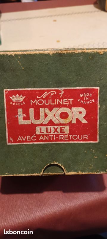 MOULINET VINTAGE PELON MICHEL LUXOR N°1 MADE IN FRANCE PÊCHE