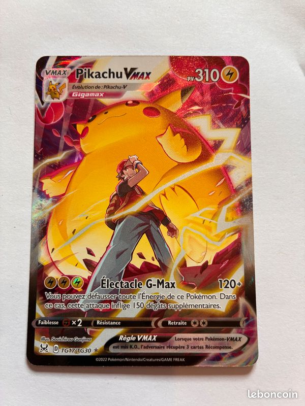 Carte Pokémon Pikachu VMAX (image 1)