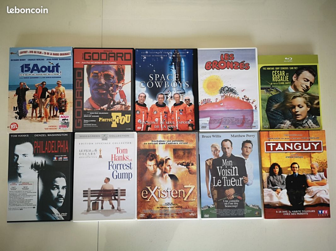 Lot de 10 films DVD en excellent état, comme neufs. 2 (image 1)