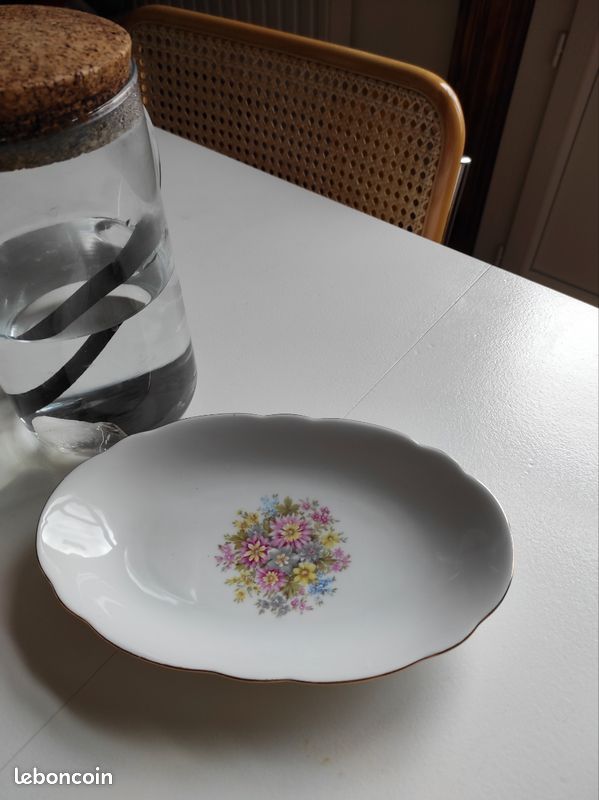 Coupelle vintage fleurs (image 1)