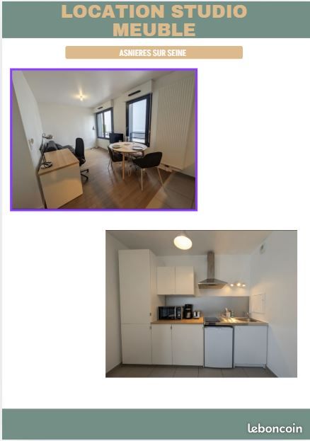 Appartement 1 pièce 24 m² · à Asnières-sur-Seine · 24 m² · 825 €