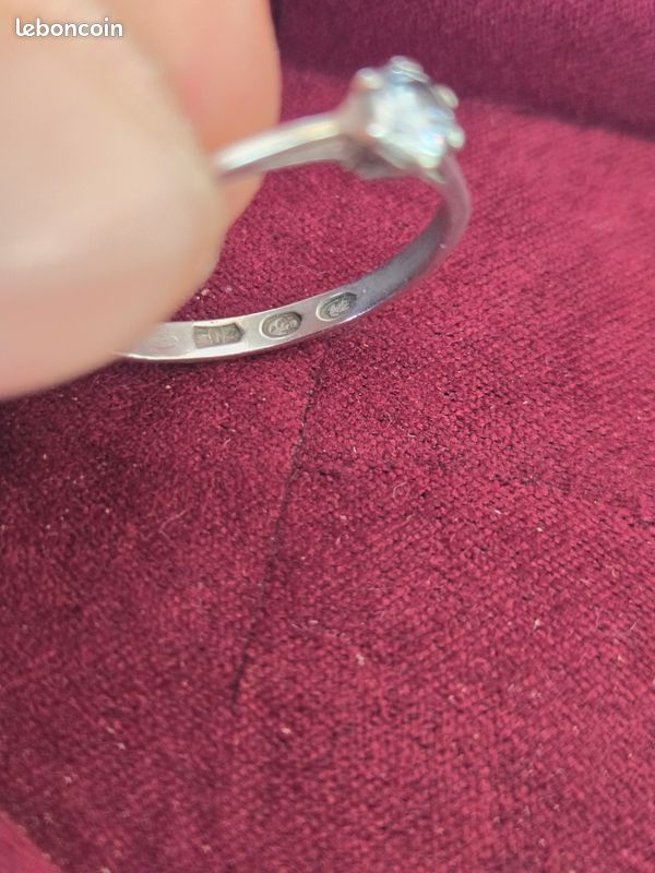 Bague En Argent 925 Vintage - Taille 59, Poinçon, Ancienne Et Pleine De Caractère
