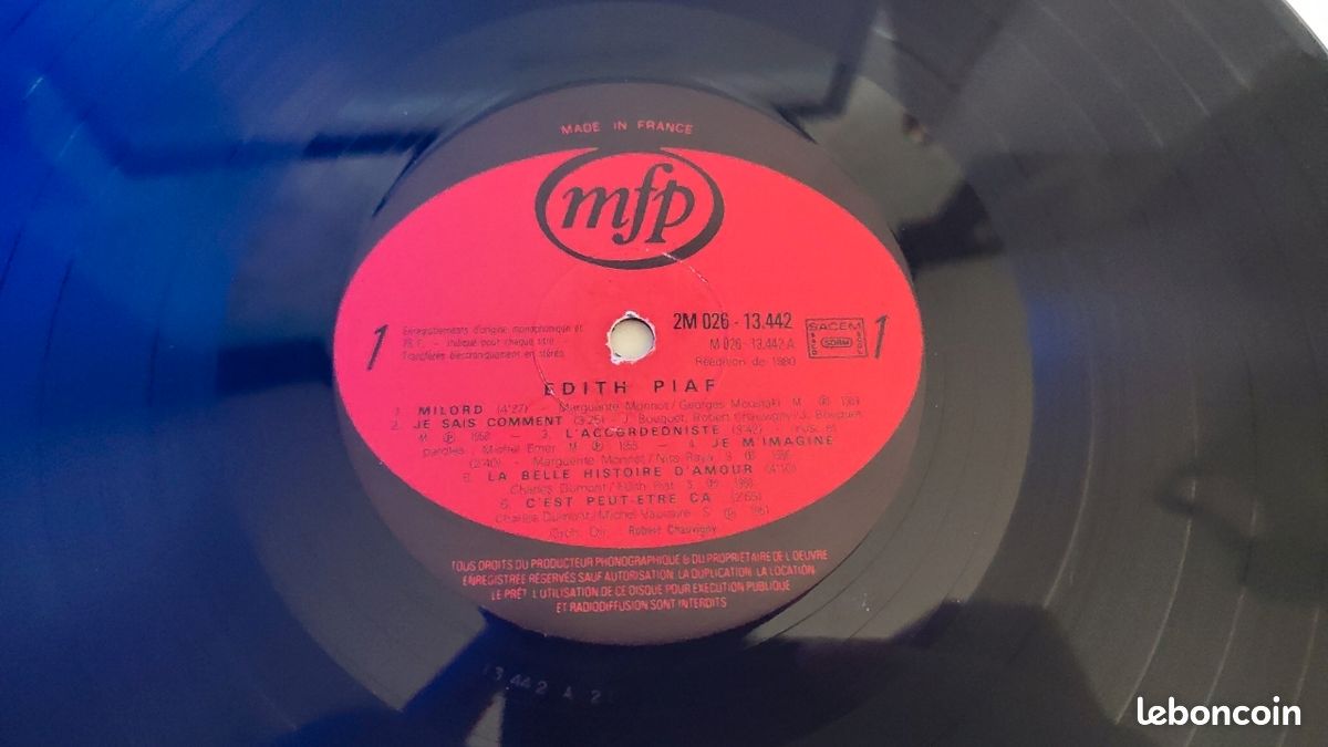 Vinyle Édith Piaf (image 3)