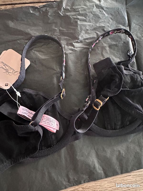 Sac à Vêtements Agent Provocateur Rose Et Noir – Neuf Avec étiquettes