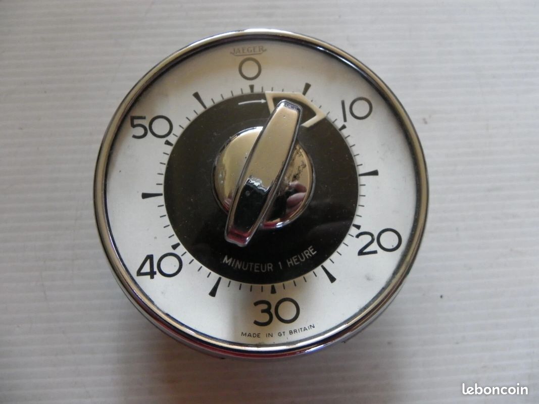 Minuteur sonore vintage Jaeger sous licence Smiths