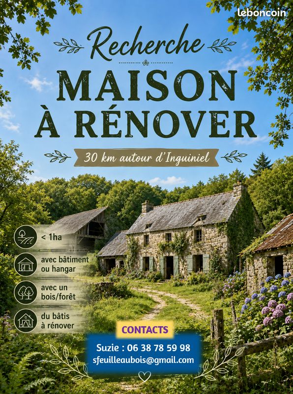 Maison 5 pièces 70 m² · à Plouay · 70 m² · 200 000 €