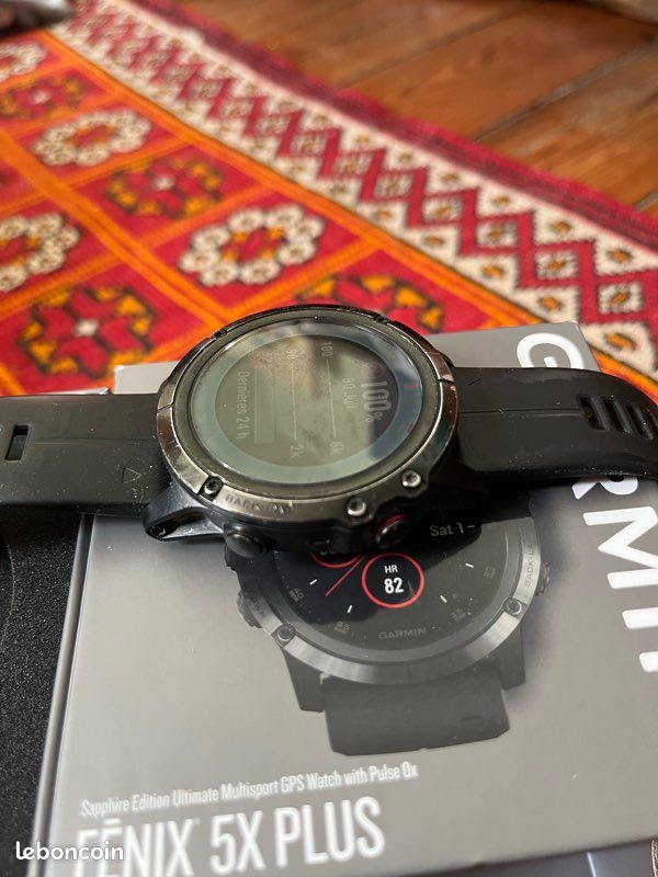 Montre cardio GPS Garmin Fenix 5 X plus + (image 3)
