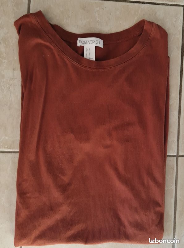 Robe droite marron Forever 21 taille M (image 7)