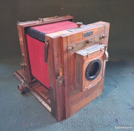 Ancien Appareil Photo à Soufflet Rectilineaire Rapide - Chambre Photo Vintage